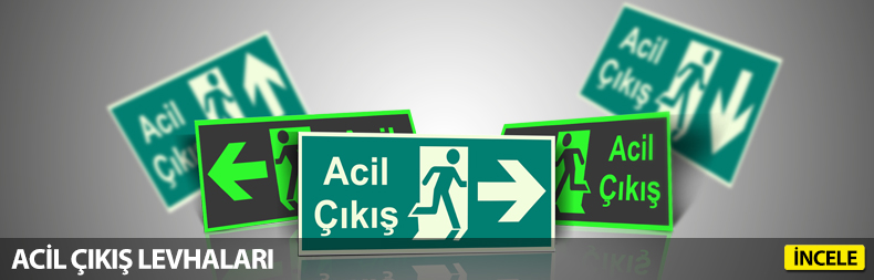 Acil Çıkış Levhaları