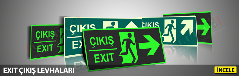 Çıkış Exit Levhaları